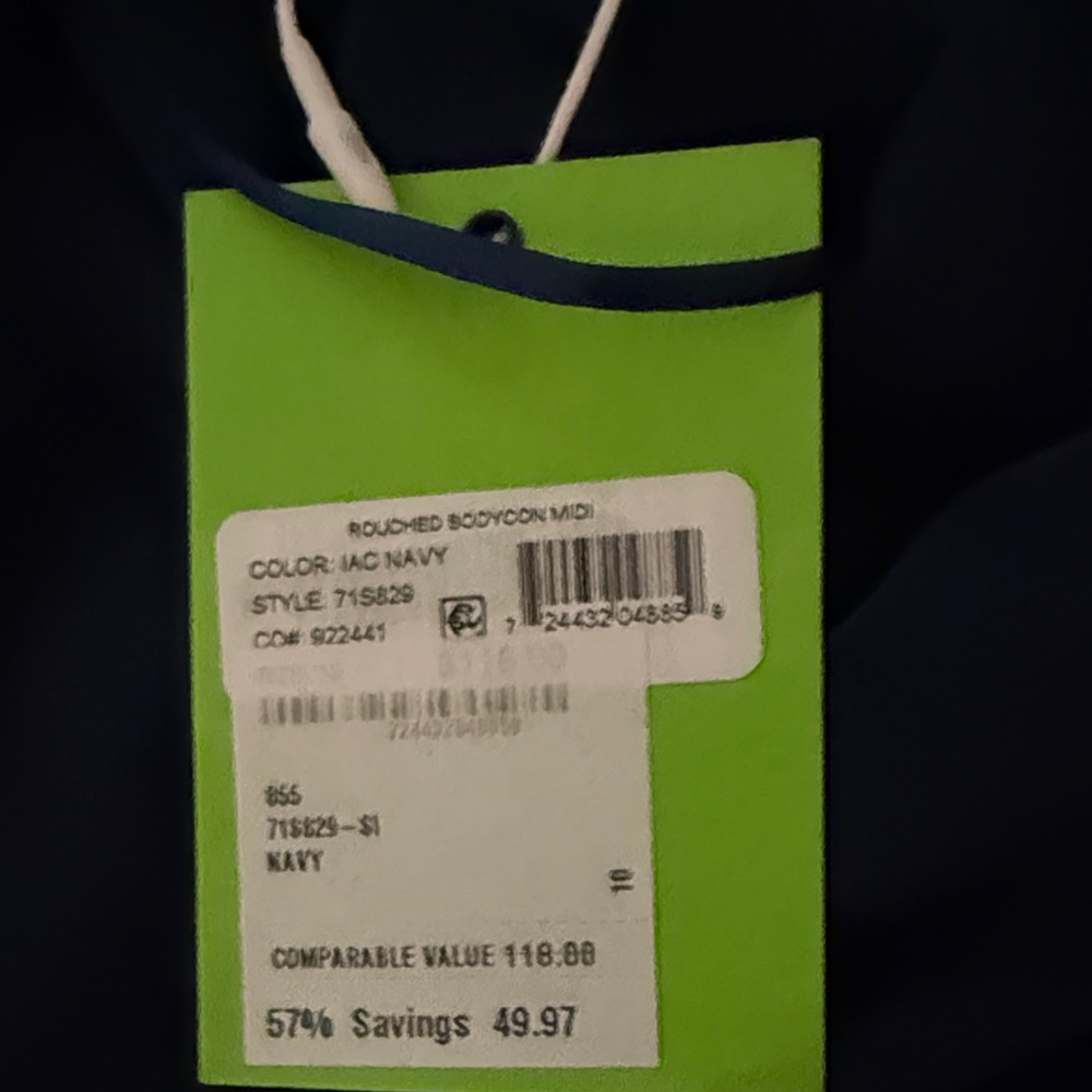 Sam Edelman Midnight Blue Midi Dress